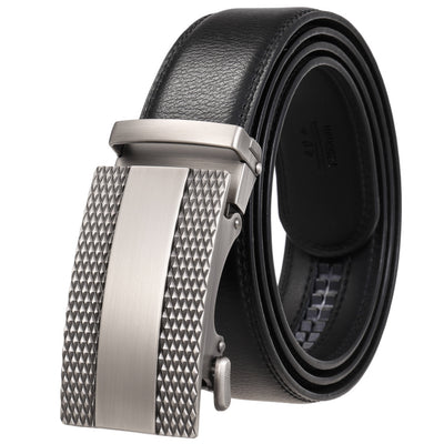Cinturón de Cuero para Hombre con Hebilla Automática Ajustable - Image 26