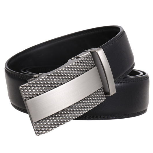 Cinturón de Cuero para Hombre con Hebilla Automática Ajustable - Image 27