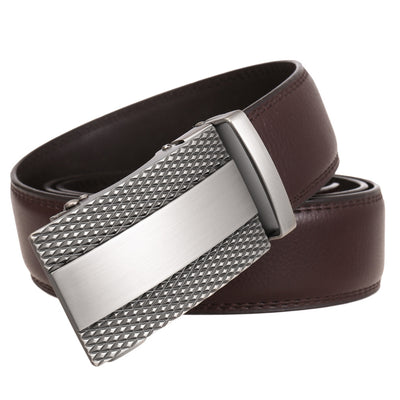 Cinturón de Cuero para Hombre con Hebilla Automática Ajustable - Image 29