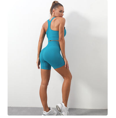 Conjunto Deportivo Mujer: Top y Shorts Costilla Ajustado - Image 17