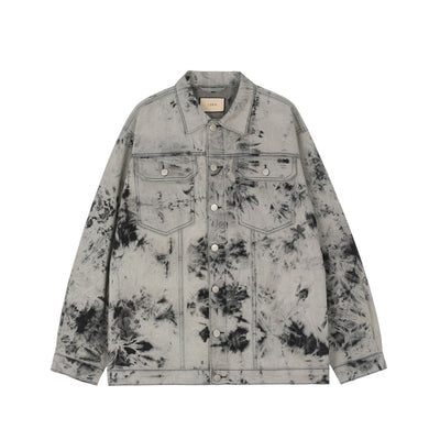 Chaqueta Denim Tie Dye Retro Original para Mujer - Image 6