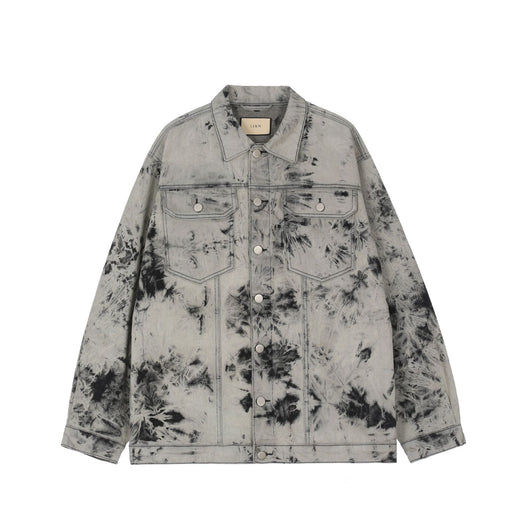 Chaqueta Denim Tie Dye Retro Original para Mujer - Image 6