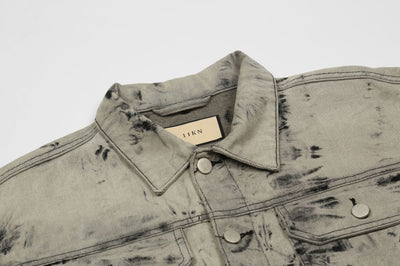 Chaqueta Denim Tie Dye Retro Original para Mujer - Image 8