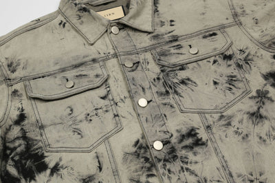 Chaqueta Denim Tie Dye Retro Original para Mujer - Image 9