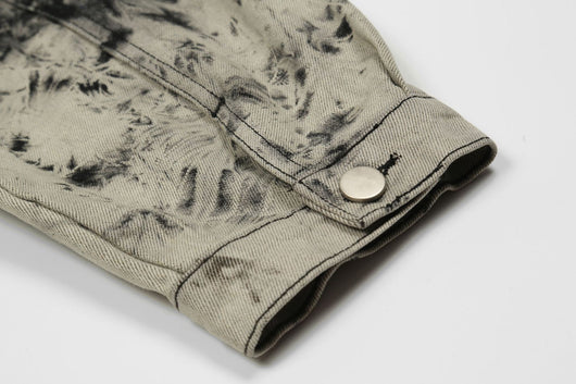 Chaqueta Denim Tie Dye Retro Original para Mujer - Image 12