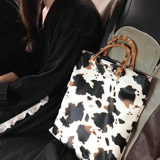 Bolsa Portátil Ghost Horse con Patrón de Vaca - Image 25