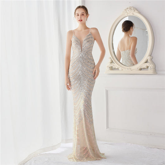 Vestido de Fiesta Largo Elegante Ajustado para Eventos Especiales - Image 35