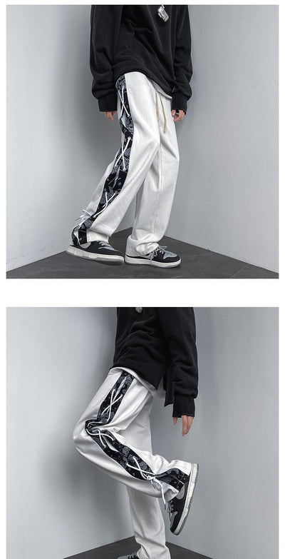 Overol de Invierno Estilo Urbano con Estampado Flor de Cashew para Hombre - Image 13