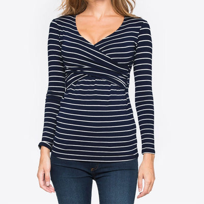 Blusa Escote Profundo con Estampado y Mangas Largas - Image 26