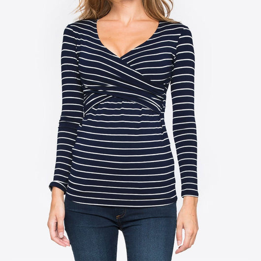 Blusa Escote Profundo con Estampado y Mangas Largas - Image 26