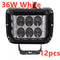 36 W Blanco 8 Piezas