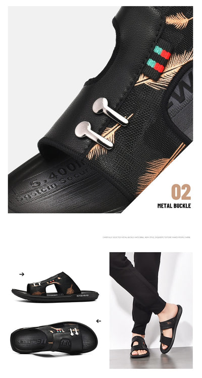 Sandalias de Playa Cómodas para Hombre - Chanclas Antideslizantes Versátiles - Image 18