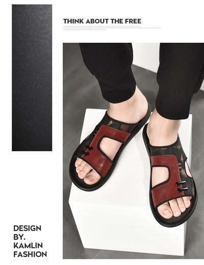 Sandalias de Playa Cómodas para Hombre - Chanclas Antideslizantes Versátiles - Image 29