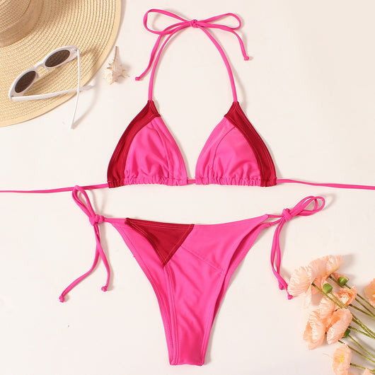 Bikini Triángulo con Bolsa Integrada para Mujer - Image 9