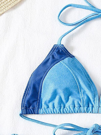 Bikini Triángulo con Bolsa Integrada para Mujer - Image 22