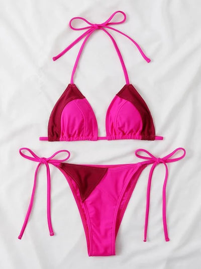 Bikini Triángulo con Bolsa Integrada para Mujer - Image 24