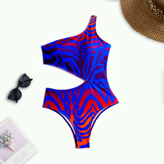 Traje de Baño Entero Estampado Serpiente con Efecto Reductor - Image 16