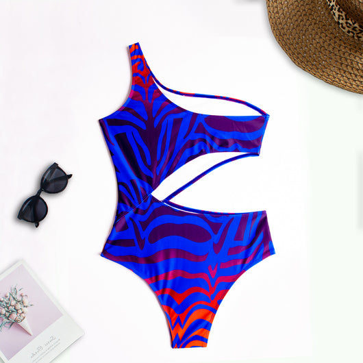 Traje de Baño Entero Estampado Serpiente con Efecto Reductor - Image 17
