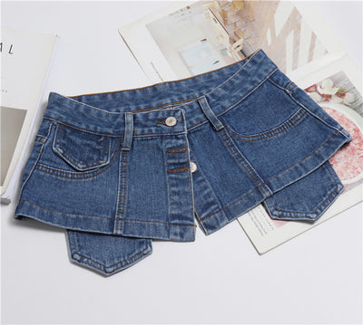 Faja Denim Versátil con Detalles Decorativos para Mujer - Image 10
