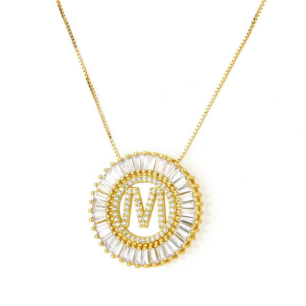 Collar Personalizado con Inicial - Dije de Letra A-Z
