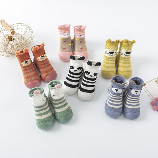 Calcetines Zapato Antideslizante de Tubo Medio para Bebés y Niños Pequeños - Image 9