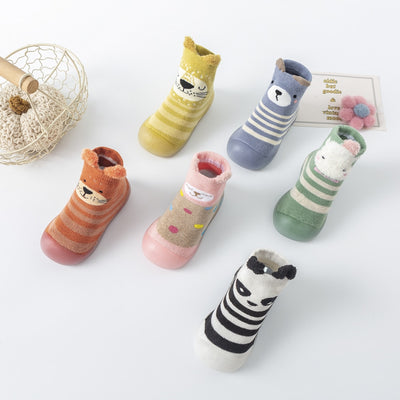 Calcetines Zapato Antideslizante de Tubo Medio para Bebés y Niños Pequeños - Image 12