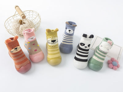 Calcetines Zapato Antideslizante de Tubo Medio para Bebés y Niños Pequeños - Image 13
