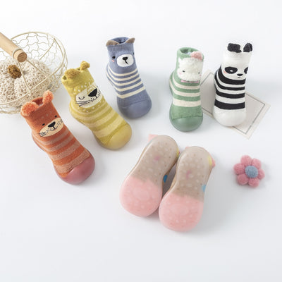 Calcetines Zapato Antideslizante de Tubo Medio para Bebés y Niños Pequeños - Image 15