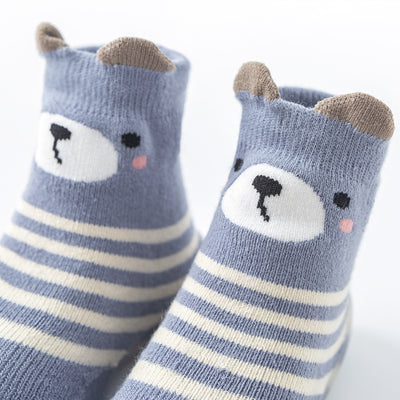 Calcetines Zapato Antideslizante de Tubo Medio para Bebés y Niños Pequeños - Image 19
