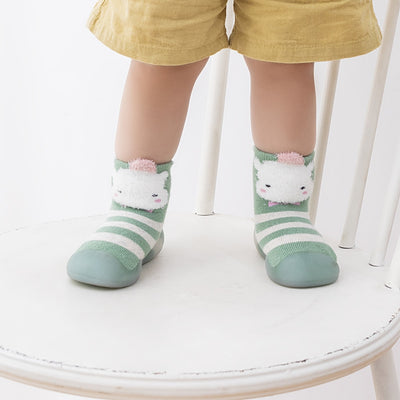 Calcetines Zapato Antideslizante de Tubo Medio para Bebés y Niños Pequeños - Image 25