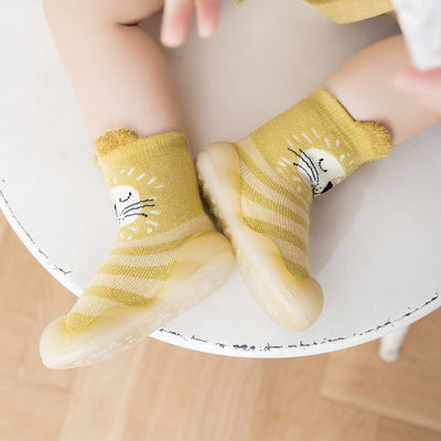 Calcetines Zapato Antideslizante de Tubo Medio para Bebés y Niños Pequeños - Image 35