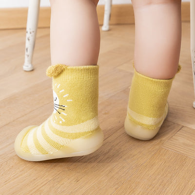 Calcetines Zapato Antideslizante de Tubo Medio para Bebés y Niños Pequeños - Image 36