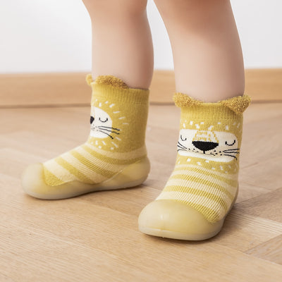 Calcetines Zapato Antideslizante de Tubo Medio para Bebés y Niños Pequeños - Image 37