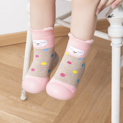 Calcetines Zapato Antideslizante de Tubo Medio para Bebés y Niños Pequeños - Image 39