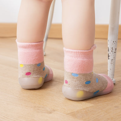 Calcetines Zapato Antideslizante de Tubo Medio para Bebés y Niños Pequeños - Image 43