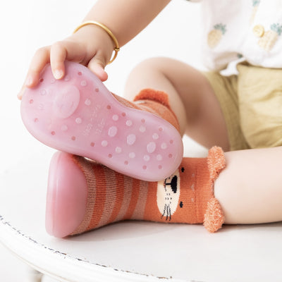 Calcetines Zapato Antideslizante de Tubo Medio para Bebés y Niños Pequeños - Image 45