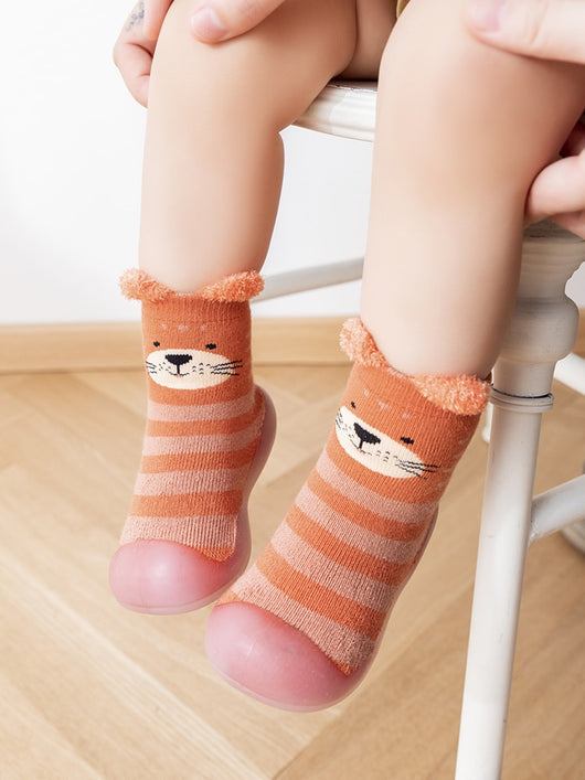 Calcetines Zapato Antideslizante de Tubo Medio para Bebés y Niños Pequeños - Image 46