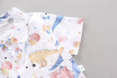 Traje Infantil Estilo Vaquero de Manga Corta para Niños - Image 13