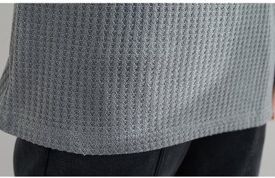 Blusa Suelta y Entallada Talla Grande Cuello Redondo Color Liso - Image 16
