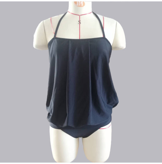 Traje de Baño Hombre Cuello Alto Pecho Negro - Image 6