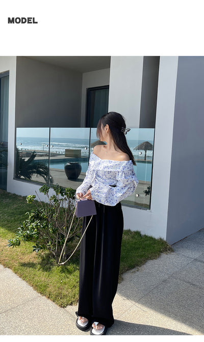 Blusa Floral Asimétrica de Manga Larga para Mujer - Diseño Exclusivo - Image 12