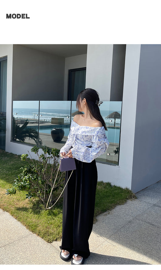 Blusa Floral Asimétrica de Manga Larga para Mujer - Diseño Exclusivo - Image 12