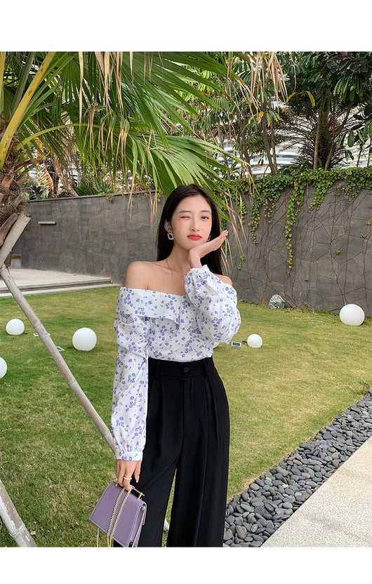 Blusa Floral Asimétrica de Manga Larga para Mujer - Diseño Exclusivo - Image 16