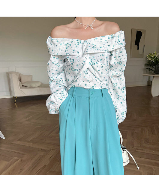 Blusa Floral Asimétrica de Manga Larga para Mujer - Diseño Exclusivo - Image 18