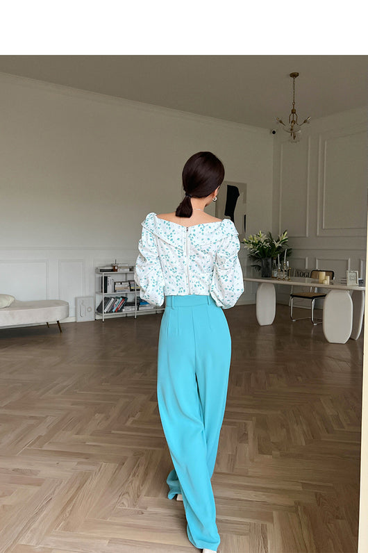Blusa Floral Asimétrica de Manga Larga para Mujer - Diseño Exclusivo - Image 22