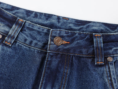 Jeans Rectos Retro Cintura Baja Efecto Desgastado - Image 28