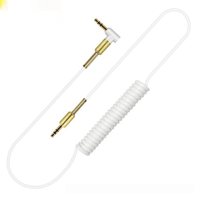 Cable de Audio Auxiliar Retráctil 3.5mm con Codo de Resorte para Auto - Image 5