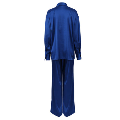 Conjunto de Dos Piezas: Blusa Azul y Pantalón Largo Dinklein - Image 11