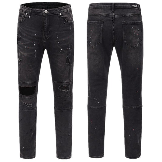 Pantalones Slim Ajustados a la Rodilla - Tendencia Street Style