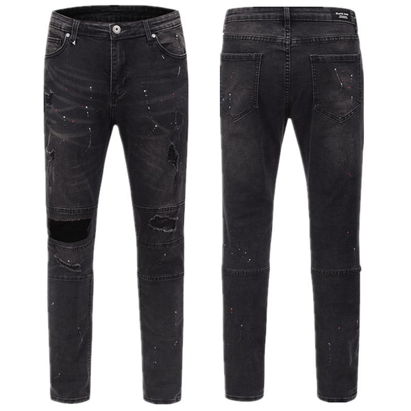 Pantalones Slim Ajustados a la Rodilla - Tendencia Street Style